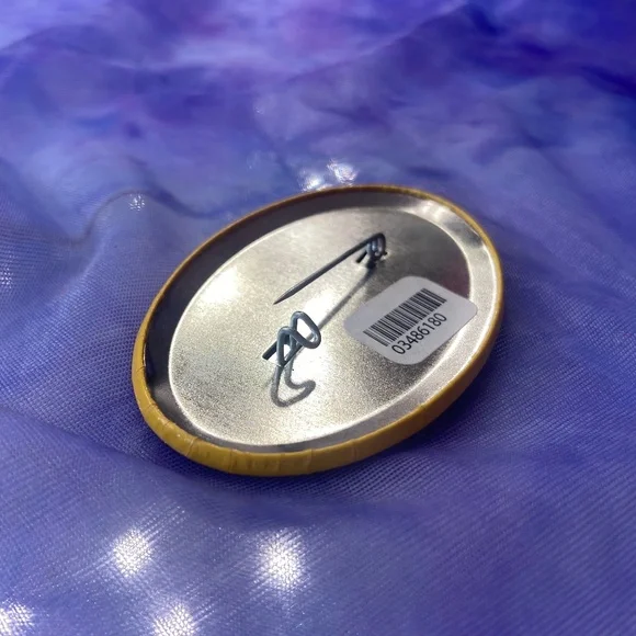 “I Miss You When I’m Bored” Novelty Oblong Printed Lapel Pin Funny Offset Button - Picture 2 of 4